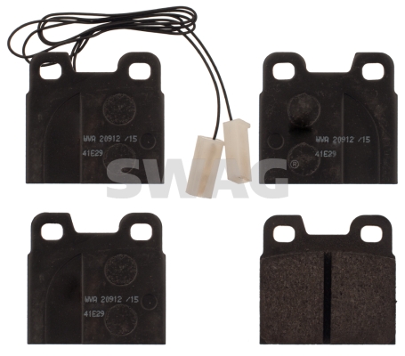 Sada brzdových platničiek kotúčovej brzdy SWAG